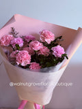 Pink Dozen Carnation