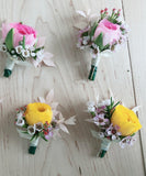 Grad boutonniere-Contact us for custom colours