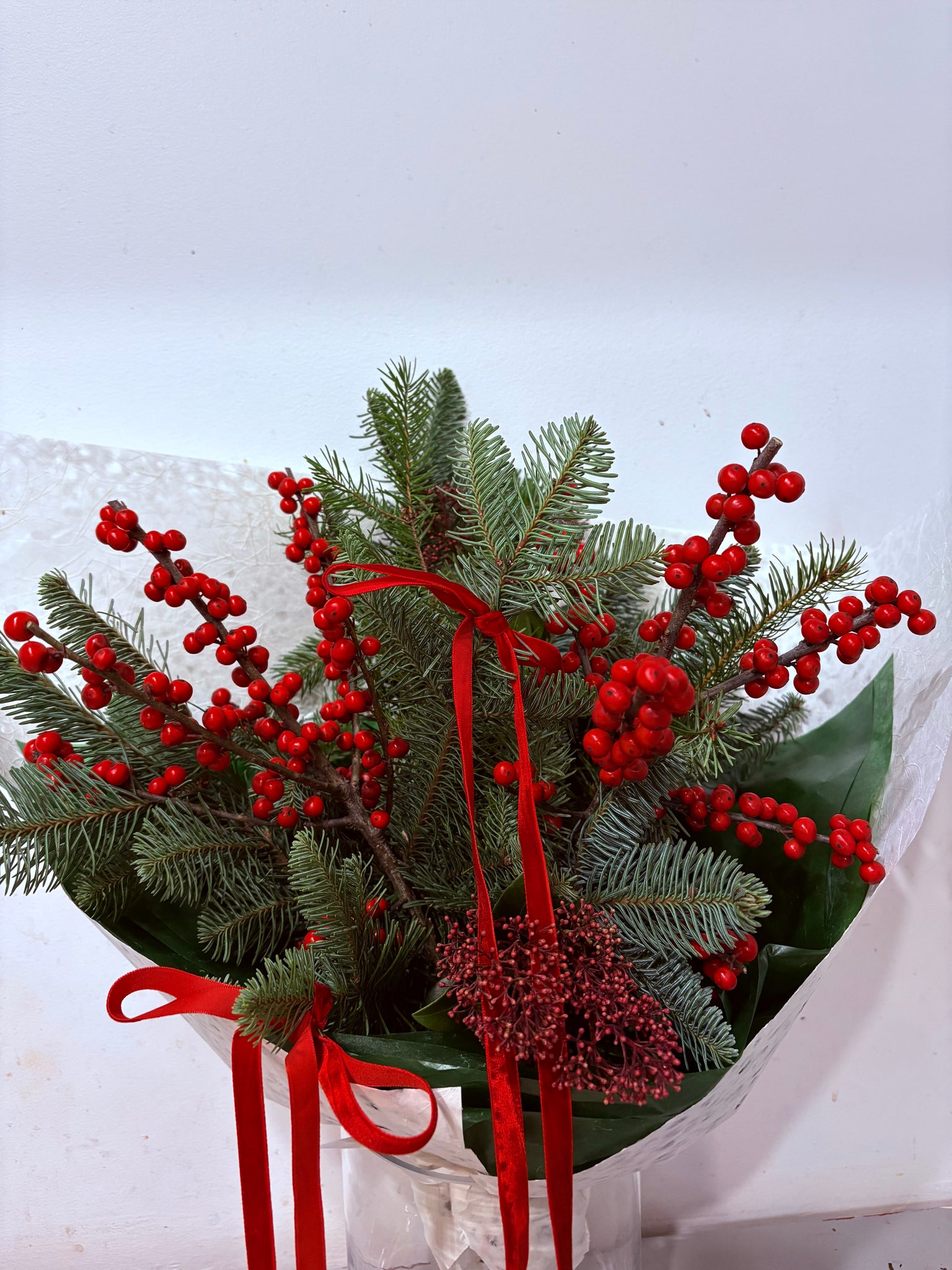 Christmas Evergreen Bouquet