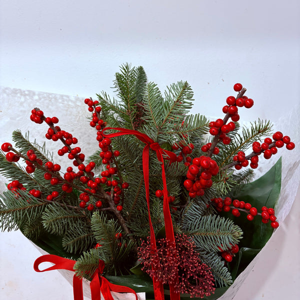 Christmas Evergreen Bouquet