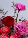 Classic red&pink arrangement