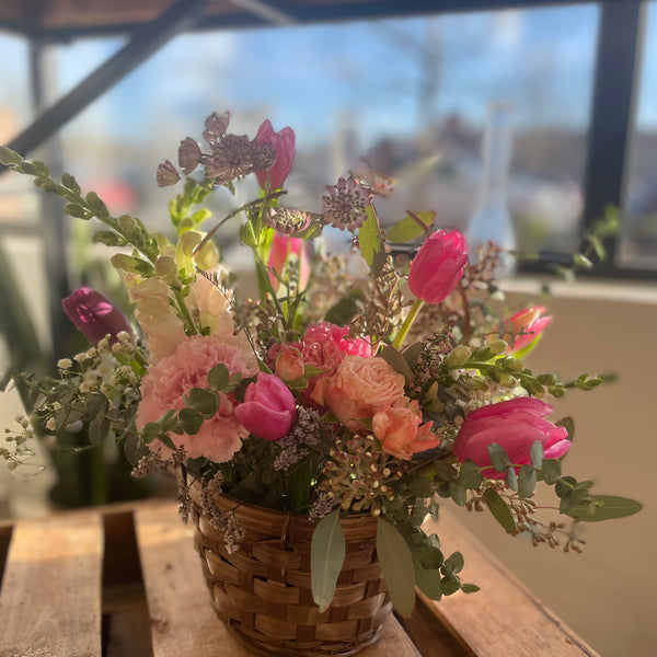Spring Flower Basket