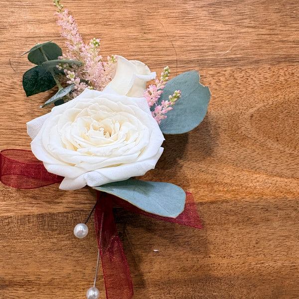 Grad boutonniere-Contact us for custom colours
